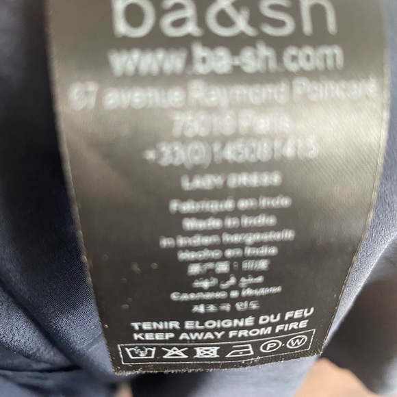 BA&SH Navy dress - Picture 6 of 7